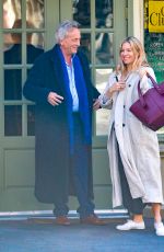 SIENNA MILLER Out with Her Father in New York 04/03/2019