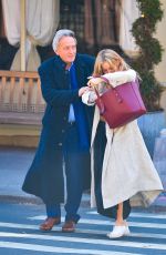 SIENNA MILLER Out with Her Father in New York 04/03/2019