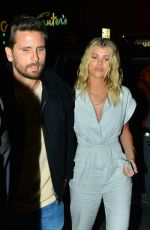 SOFIA RICHIE and Scott Disick at No Name Restaurant in Los Angeles 