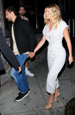 SOFIA RICHIE and Scott Disick at No Name Restaurant in Los Angeles 