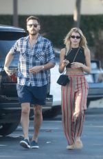 SOFIA RICHIE and Scott Disick Out for Frozen Yogurt in Malibu 04/13/2019