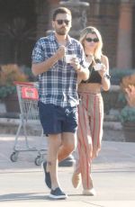SOFIA RICHIE and Scott Disick Out for Frozen Yogurt in Malibu 04/13/2019