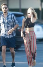 SOFIA RICHIE and Scott Disick Out for Frozen Yogurt in Malibu 04/13/2019