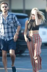 SOFIA RICHIE and Scott Disick Out for Frozen Yogurt in Malibu 04/13/2019