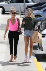 SOFIA RICHIE in Denim Shorts Out in Malibu 04/18/2019