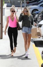 SOFIA RICHIE in Denim Shorts Out in Malibu 04/18/2019