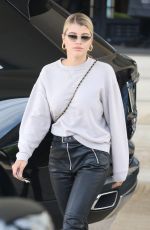 SOFIA RICHIE Leaves Barneys New York in Beverly Hills 04/16/2019