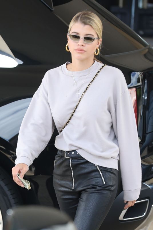 SOFIA RICHIE Leaves Barneys New York in Beverly Hills 04/16/2019