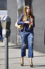 SOFIA VERGARA in Ripped Jeans Out in Los Angeles 04/23/2019