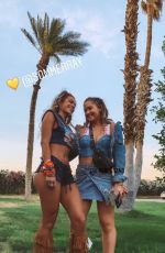 SOMMER RAY at Coachella Festival - Instagram Pictures and Video, April 2019