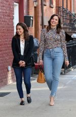 SOPHIA BUSH on the Set of False/Positive in New York 04/15/2019
