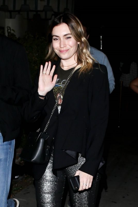 SOPHIE SIMMONS at Delilah in West Hollywood 04/06/2019