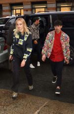 SOPHIE TURNER and Joe Jonas Arrives at Their Apartment in New York 04/05/2019