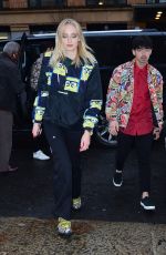 SOPHIE TURNER and Joe Jonas Arrives at Their Apartment in New York 04/05/2019
