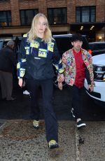 SOPHIE TURNER and Joe Jonas Arrives at Their Apartment in New York 04/05/2019
