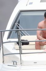 SOPHIE TURNER and Joe Jonas at a Boat in Cabo San Lucas 04/18/2019
