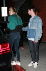 SOPHIE TURNER and Joe Jonas at Mr Chow in Bevelry Hills 04/29/2019