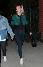 SOPHIE TURNER and Joe Jonas at Mr Chow in Bevelry Hills 04/29/2019