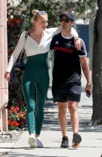SOPHIE TURNER and Joe Jonas Out for Lunch in West Hollywood 04/22/2019