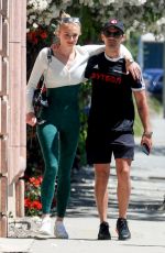 SOPHIE TURNER and Joe Jonas Out for Lunch in West Hollywood 04/22/2019