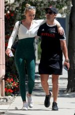 SOPHIE TURNER and Joe Jonas Out for Lunch in West Hollywood 04/22/2019