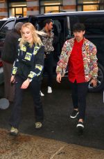 SOPHIE TURNER and Joe Jonas Out in New York 04/05/2019