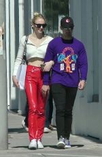 SOPHIE TURNER and Joe Jonas Out Shopping in Hollywood 04/13/2019