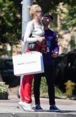SOPHIE TURNER and Joe Jonas Out Shopping in Hollywood 04/13/2019