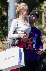 SOPHIE TURNER and Joe Jonas Out Shopping in Hollywood 04/13/2019
