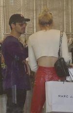 SOPHIE TURNER and Joe Jonas Out Shopping in Hollywood 04/13/2019