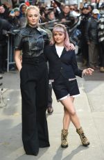 SOPHIE TURNER and MAISIE WILLIAMS Leaves Good Morning America in New York 04/02/2019