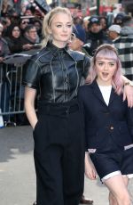 SOPHIE TURNER and MAISIE WILLIAMS Leaves Good Morning America in New York 04/02/2019