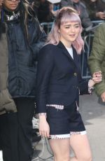 SOPHIE TURNER and MAISIE WILLIAMS Leaves Good Morning America in New York 04/02/2019