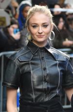 SOPHIE TURNER and MAISIE WILLIAMS Leaves Good Morning America in New York 04/02/2019