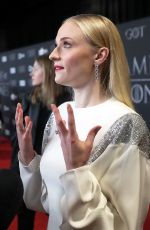 SOPHIE TURNER at Game of Thrones, Season 8 Premiere in Belfast 04/12/2019