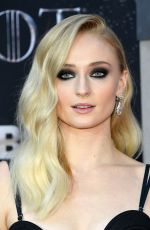 SOPHIE TURNER at Game of Thrones, Season 8 Premiere in New York 04/03/2019