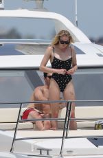 SOPHIE TURNER in Swimsuit at a Yacht in Mexico 04/18/2019