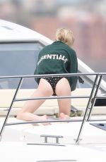 SOPHIE TURNER in Swimsuit at a Yacht in Mexico 04/18/2019