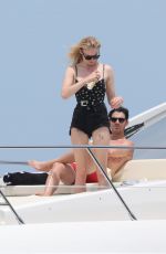 SOPHIE TURNER in Swimsuit at a Yacht in Mexico 04/18/2019