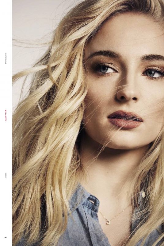 SOPHIE TURNER in Vanity Fair Magazine, Italy April 2019