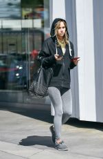SUKI WATERHOUSE Leaves Equinox Gym in Los Angeles 04/18/2019