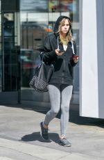 SUKI WATERHOUSE Leaves Equinox Gym in Los Angeles 04/18/2019