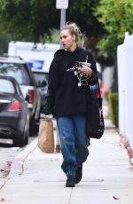 SUKI WATERHOUSE Makeup Free Out in Los Angeles 04/29/2019