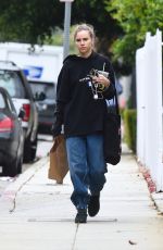SUKI WATERHOUSE Makeup Free Out in Los Angeles 04/29/2019