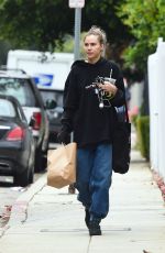 SUKI WATERHOUSE Makeup Free Out in Los Angeles 04/29/2019