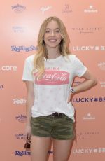 SYDNEY SWEENEY at Lucky Brand & Rolling Stone Live Present Desert Jam in Palm SPrings 04/13/2019