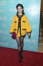 TALI LENNONX at The Public Premiere in New York 04/01/2019