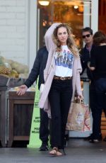 TATIANA DIETMAN and Tobey Maguire at Bristol Farms in Beverly Hills 04/17/2019
