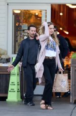 TATIANA DIETMAN and Tobey Maguire at Bristol Farms in Beverly Hills 04/17/2019