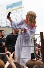 TAYLOR SWIFT at Kelsey Montague What Lifts You Up Mural Unveiling in Nashville 04/25/2019